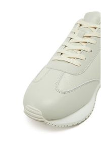 Calvin Klein Jeans Sneakersy Runner Laceup Tc YM0YM01187 Beżowy. Kolor: beżowy. Materiał: skóra #4