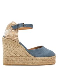 Castañer Espadryle Carol/8Ed/002 021654 Niebieski. Kolor: niebieski. Materiał: materiał