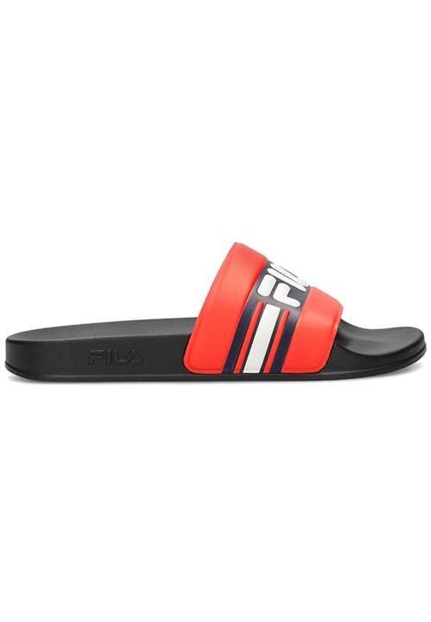 Klapki męskie Fila Oceano Slipper. Kolor: czerwony. Materiał: materiał