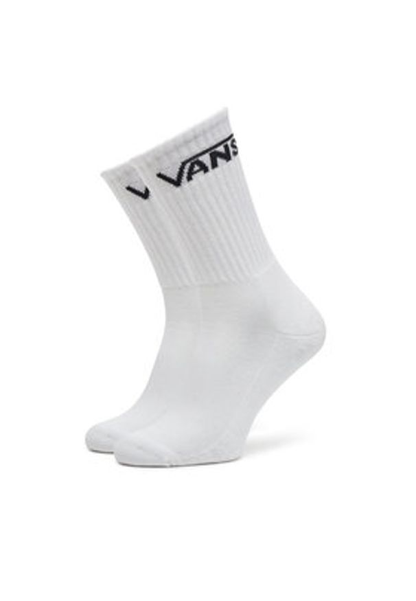 Vans Zestaw 3 par wysokich skarpet męskich Classic Crew VN000F0X Biały. Kolor: biały. Materiał: bawełna, materiał