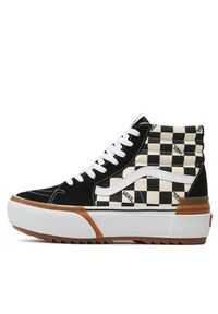 Vans Sneakersy Sk8-Hi Stacked VN0A4BTWVLV1 Czarny. Kolor: czarny. Materiał: zamsz, skóra. Model: Vans SK8 #6