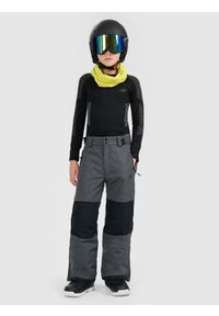 4f - 4F Spodnie snowboardowe membrana 10000 chłopięce - czarne 158 (12-13 lat). Kolor: czarny. Materiał: materiał, poliester. Sezon: lato. Sport: snowboard