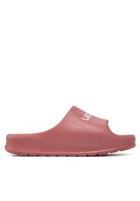 Lacoste Klapki Serve Slide 2.0 747CFA0020 Różowy. Kolor: różowy. Materiał: syntetyk