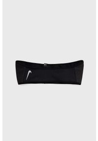 Nike opaska i rękawiczki kolor czarny. Kolor: czarny. Materiał: skóra, materiał #5