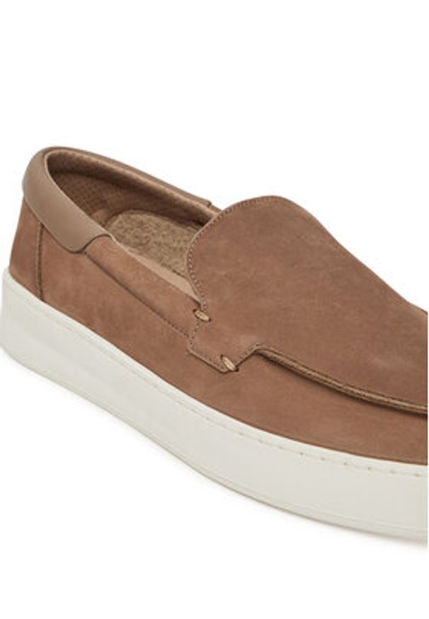 Filling Pieces Półbuty Signature Loafer 79128261108 Beżowy. Kolor: beżowy. Materiał: skóra