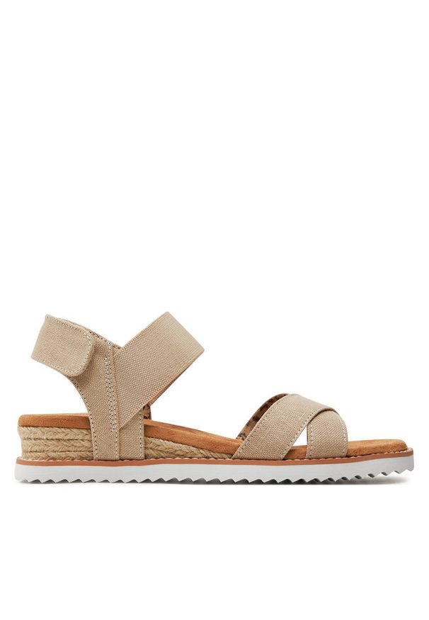 skechers - Sandały Skechers. Kolor: beżowy