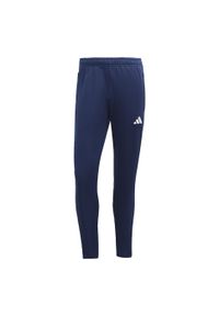 Adidas - Tiro 23 Club Training Pants. Kolor: niebieski, wielokolorowy, biały. Materiał: dresówka, materiał