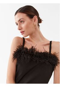 TwinSet - TWINSET Sukienka koktajlowa 232TP2490 Czarny Slim Fit. Kolor: czarny. Materiał: wiskoza. Styl: wizytowy #2