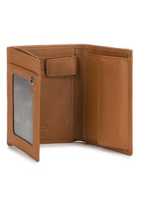 Wittchen - Męski portfel skórzany pionowy jasny brąz. Kolor: brązowy. Materiał: skóra #7