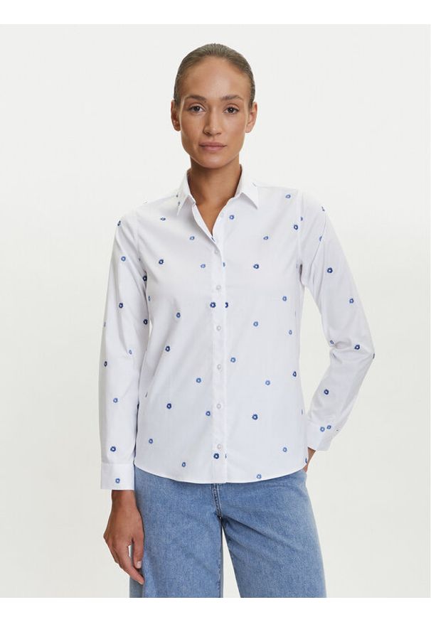Tatuum Koszula Edna T2503.084 Biały Regular Fit. Kolor: biały. Materiał: bawełna