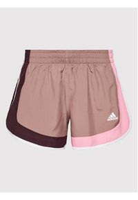 Adidas - adidas Szorty sportowe Marathon 20 Colourblock HL1452 Fioletowy Slim Fit. Kolor: fioletowy. Materiał: syntetyk #3