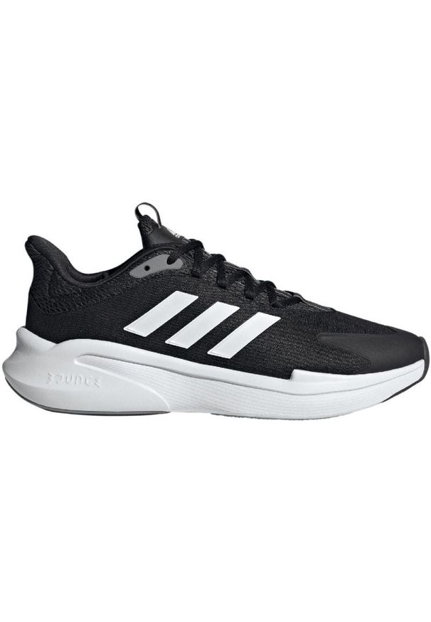 Adidas - Buty adidas AlphaEdge + M IF7292 czarne. Zapięcie: sznurówki. Kolor: czarny. Materiał: materiał, syntetyk, guma. Szerokość cholewki: normalna. Sport: fitness