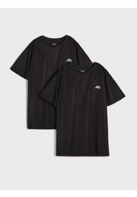 Sinsay - Koszulki sportowe 2 pack - czarny. Kolor: czarny. Styl: sportowy