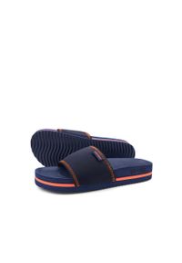 Flip*Flop - Klapki basenowe męskie Flip Flop Pool. Okazja: na co dzień. Kolor: pomarańczowy, wielokolorowy, fioletowy. Sezon: lato. Sport: fitness, pływanie