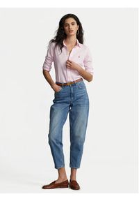 Polo Ralph Lauren Koszula Heidi 211664427002 Różowy Slim Fit. Typ kołnierza: polo. Kolor: różowy. Materiał: bawełna #4
