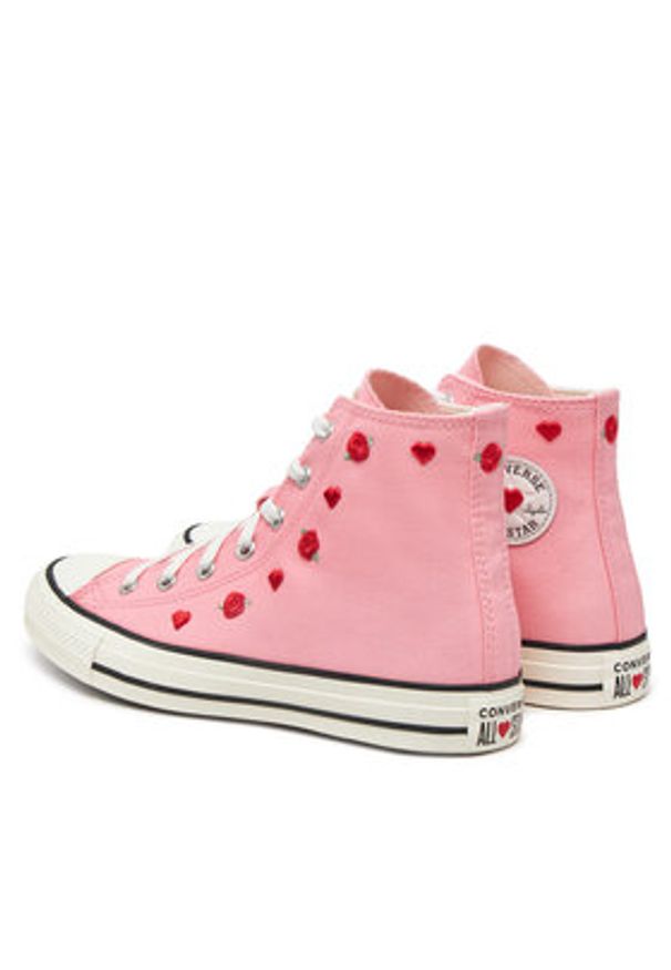 Converse Trampki Chuck Taylor All Star Valentine'S Day A12624C Różowy. Kolor: różowy. Materiał: materiał