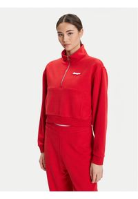 Hugo - HUGO Bluza Dorata_B 50542972 Czerwony Loose Fit. Kolor: czerwony. Materiał: bawełna