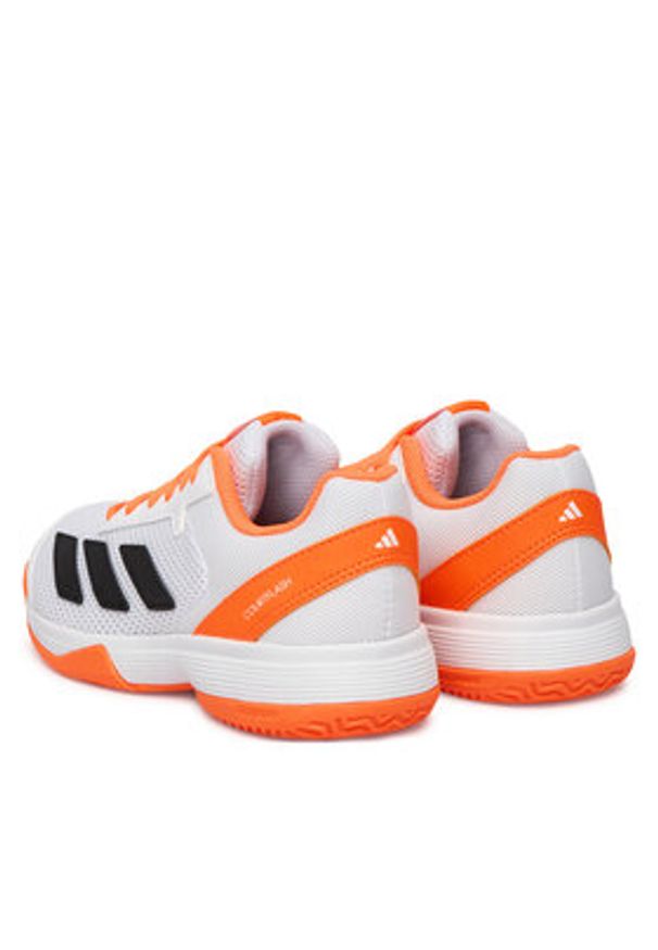 Adidas - adidas Buty do tenisa Courtflash JR4450 Biały. Kolor: biały. Materiał: materiał. Sport: tenis