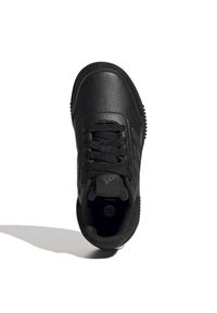 Adidas - Buty adidas Tensaur Sport 2.0 K Jr GW6424 czarne. Okazja: na uczelnię. Zapięcie: sznurówki. Kolor: czarny. Materiał: guma, syntetyk, materiał, skóra. Szerokość cholewki: normalna. Wzór: gładki. Sport: fitness #5