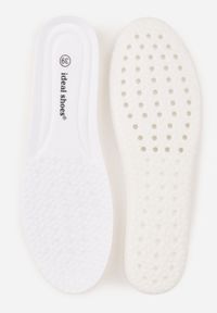 Born2be - Beżowe Sneakersy na Kauczukowej Grubej Podeszwie z Paskami po Bokach Ninlili. Okazja: na co dzień. Zapięcie: pasek. Kolor: beżowy. Materiał: kauczuk #3