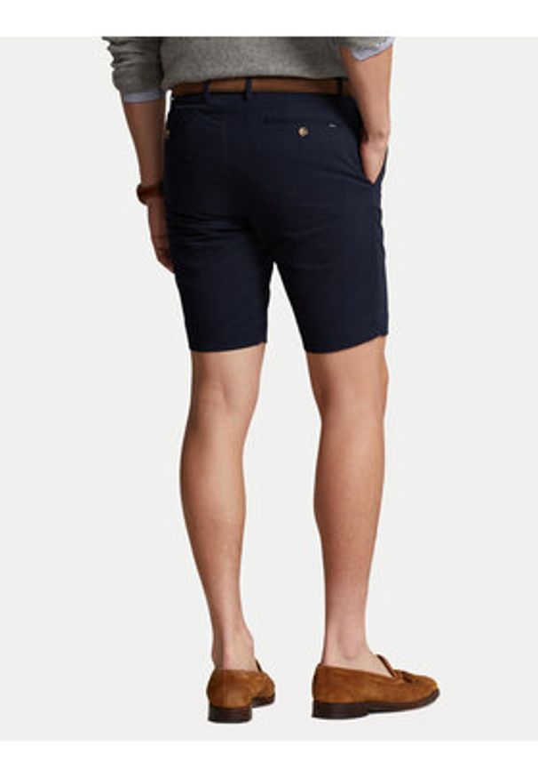 Polo Ralph Lauren Szorty materiałowe 710646709009 Granatowy Slim Fit. Kolor: niebieski. Materiał: bawełna