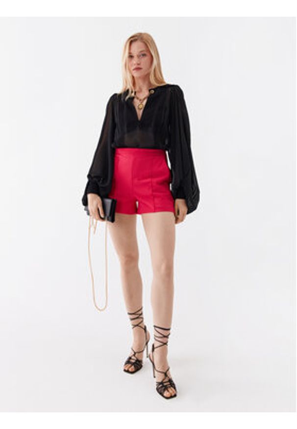 Elisabetta Franchi Szorty materiałowe SH-012-32E2-V240 Różowy Regular Fit. Kolor: różowy. Materiał: syntetyk