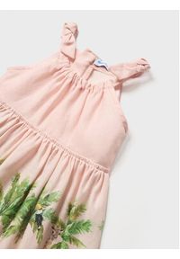 Mayoral Sukienka letnia 1967 Różowy Regular Fit. Kolor: różowy. Materiał: bawełna. Sezon: lato #3
