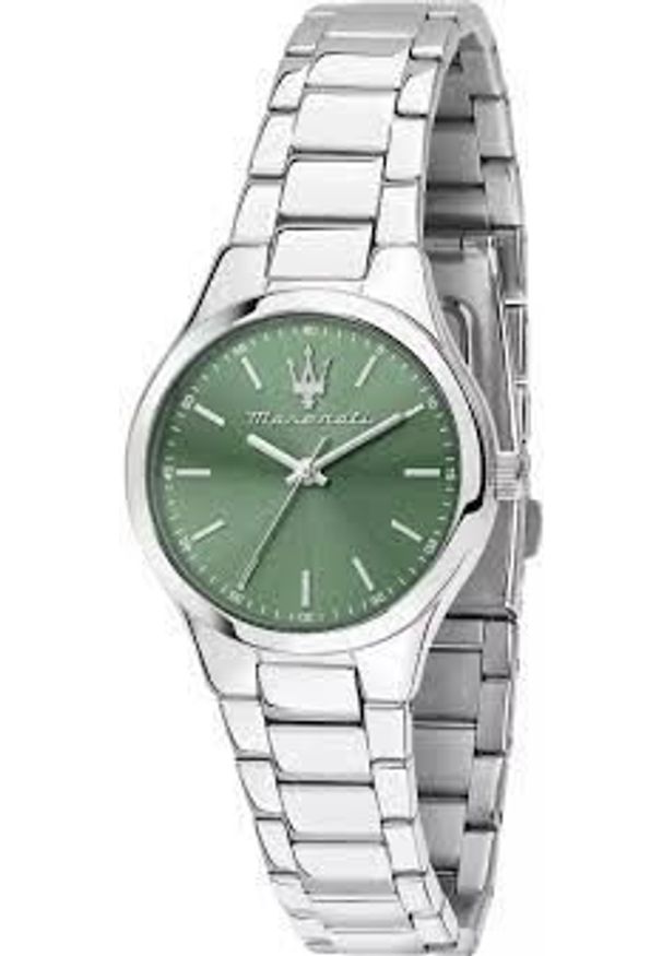 Zegarek Maserati Zegarek Damski Maserati Attrazione R8853151508 Classic Steel Green Dial