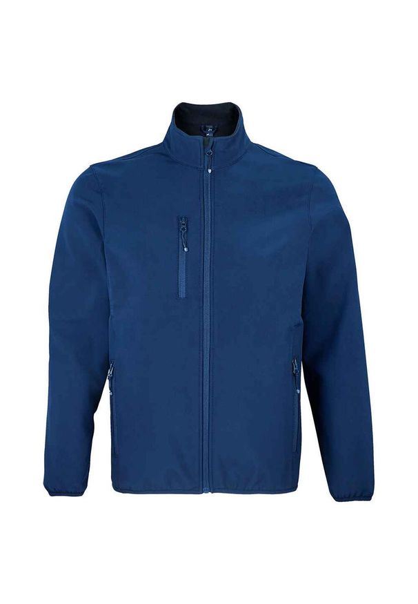 SOL'S - Męska Kurtka Soft Shell Falcon. Kolor: niebieski