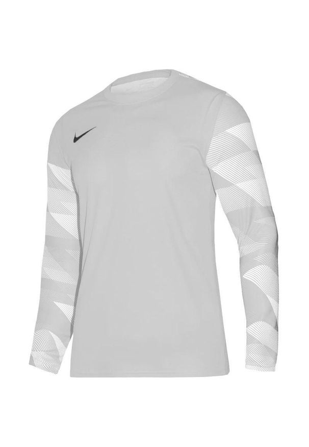 Nike - Koszulka Bramkarska Z Długim Rękawem Dla Dzieci Park IV DriFIT. Kolor: szary. Długość rękawa: długi rękaw. Długość: długie. Sport: piłka nożna