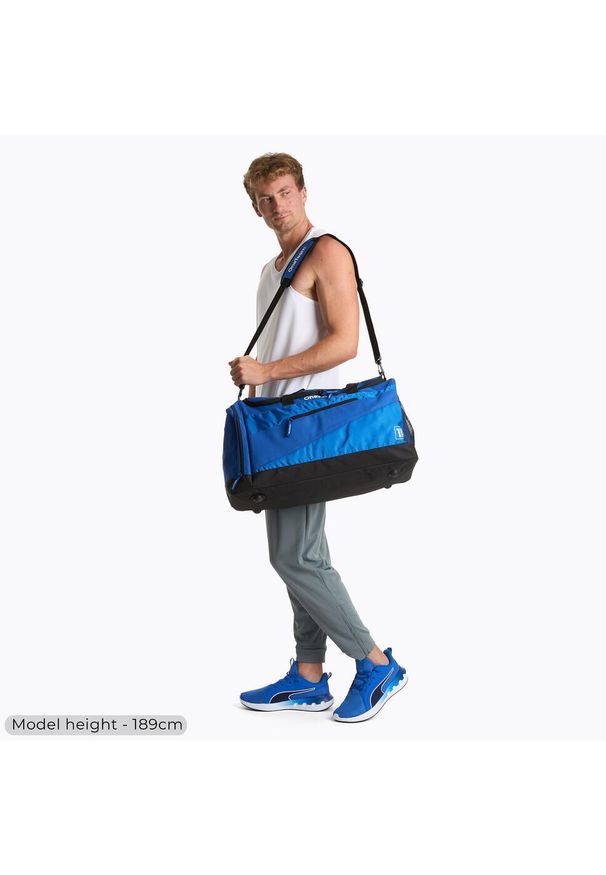 ONETEAM - Torba treningowa OneTeam Sebastiano 84 l. Kolor: niebieski. Sport: fitness