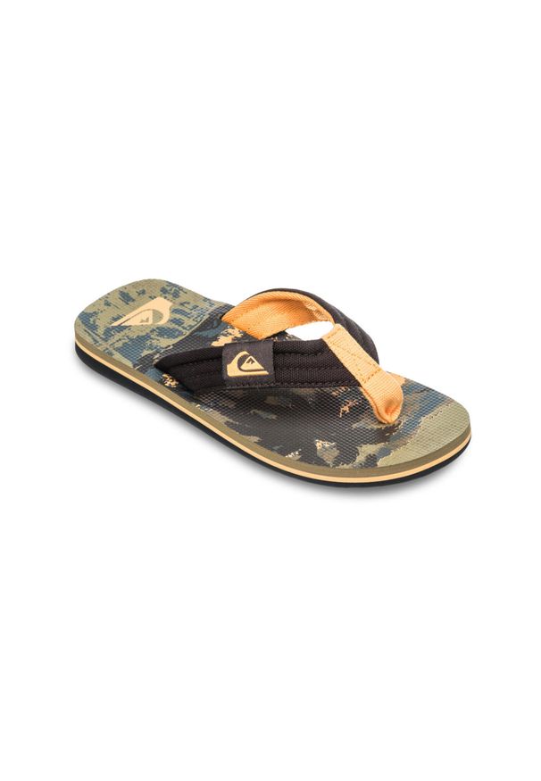 Quiksilver - Sandały dla Chłopcy MOLOKAI LAYBACK Brązowy. Kolor: brązowy. Materiał: bawełna. Sezon: lato
