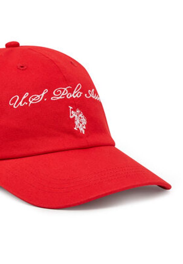 U.S. Polo Assn. Czapka z daszkiem WUP1397 Pomarańczowy. Kolor: pomarańczowy. Materiał: bawełna, materiał