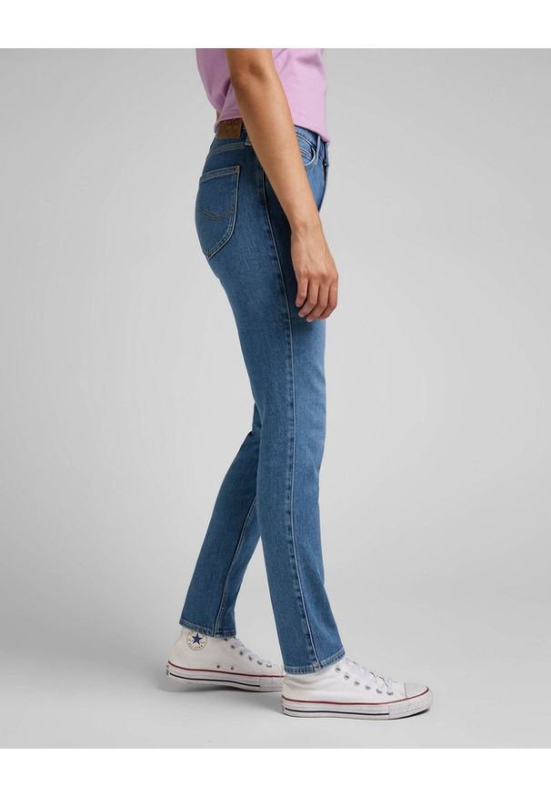 Lee - LEE ELLY DAMSKIE SPODNIE JEANSOWE JEANSY WEATHERED MID L305BTKB 112320829