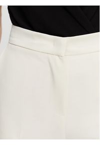 Maryley Spodnie materiałowe 25EB587/43VA Écru Regular Fit. Materiał: syntetyk #4