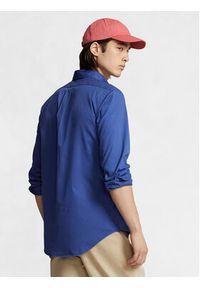 Polo Ralph Lauren Koszula 710937994001 Niebieski Slim Fit. Typ kołnierza: polo. Kolor: niebieski. Materiał: bawełna #5
