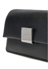 Calvin Klein Torebka Ck Plaque Sm Crossbody W/Chain K60K612785 Czarny. Kolor: czarny. Materiał: skórzane #4