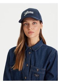 Guess Czapka z daszkiem AW5362 COT01 Granatowy. Kolor: niebieski. Materiał: bawełna #3
