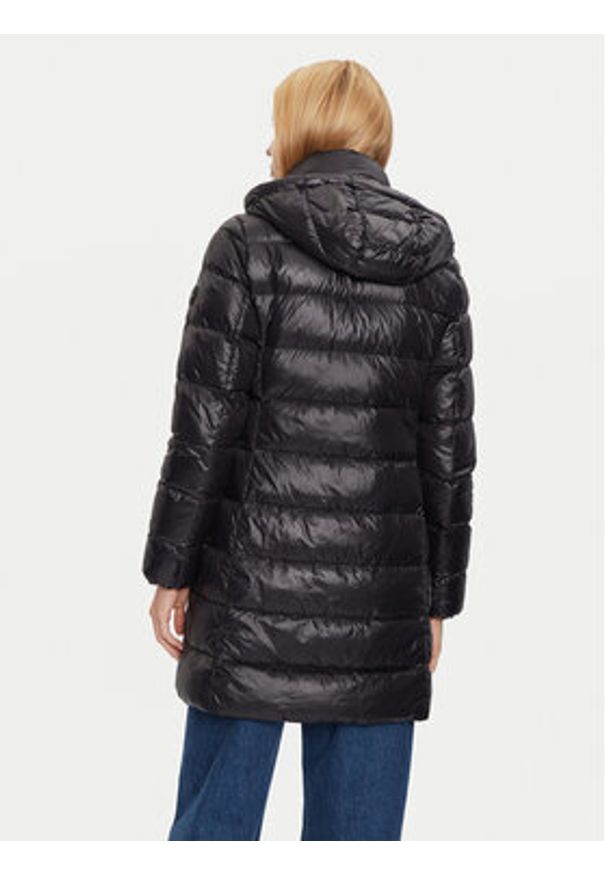 TOMMY HILFIGER - Tommy Hilfiger Kurtka puchowa WW0WW43122 Czarny Regular Fit. Kolor: czarny. Materiał: syntetyk. Sezon: zima