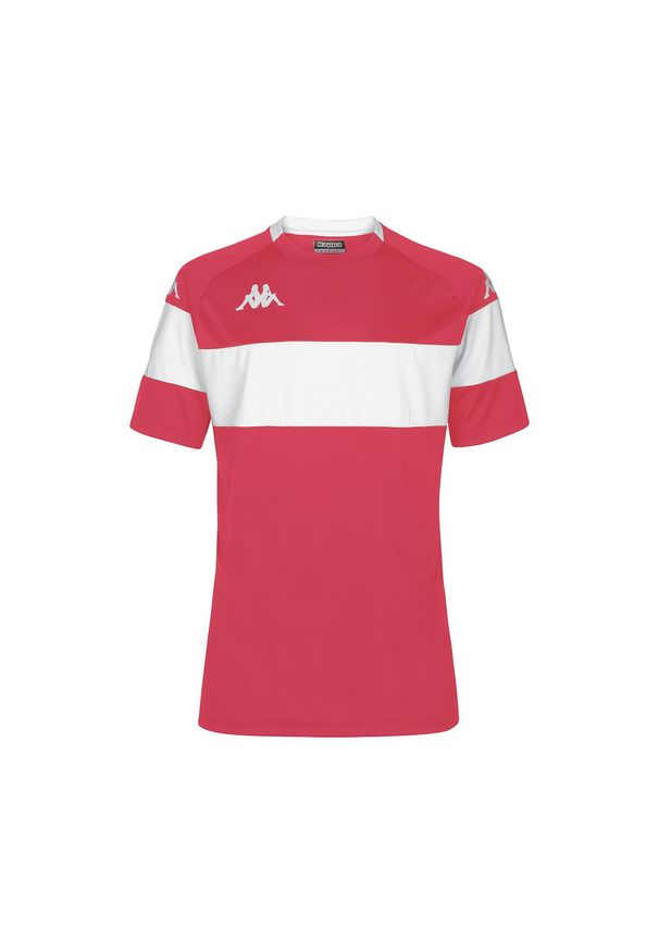 Koszulka dla dzieci Kappa Dareto. Kolor: wielokolorowy, biały, czerwony. Sport: piłka nożna