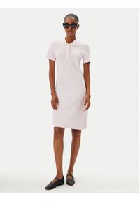 TOMMY HILFIGER - Tommy Hilfiger Sukienka codzienna WW0WW43228 Różowy Slim Fit. Okazja: na co dzień. Kolor: różowy. Materiał: bawełna. Typ sukienki: proste. Styl: casual #2