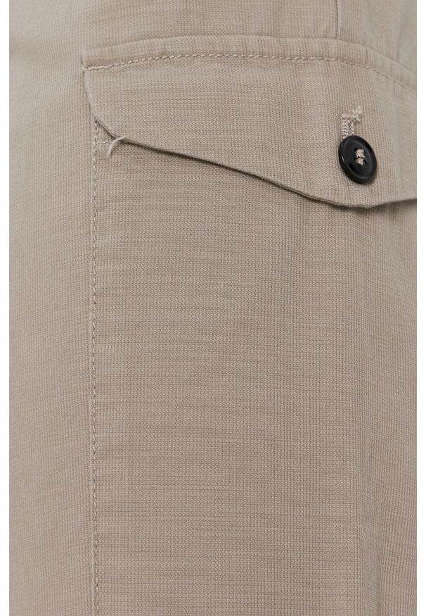 Sisley - Spodnie. Okazja: na co dzień. Kolor: beżowy. Styl: casual