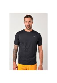 JAY-PI - Męska Koszulka funkcyjna fitness rękaw 1/2 szybkoschnący do roz. 7 XL. Kolekcja: plus size. Kolor: czarny. Materiał: poliester, materiał. Sport: fitness #1