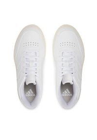 Adidas - adidas Sneakersy Courtblock IF6464 Biały. Kolor: biały. Materiał: skóra #4