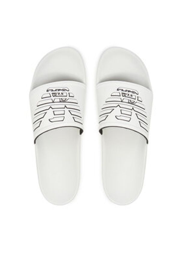Emporio Armani Klapki XVPS11 XR273 T680 Biały. Kolor: biały. Materiał: syntetyk