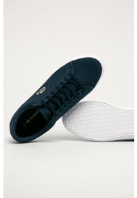 Lacoste Tenisówki męskie kolor granatowy. Nosek buta: okrągły. Kolor: niebieski. Materiał: guma #2