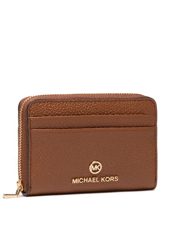 Mały Portfel Damski MICHAEL Michael Kors Jet Set Charm 34S1GT9Z1L Luggage. Kolor: brązowy. Materiał: skóra