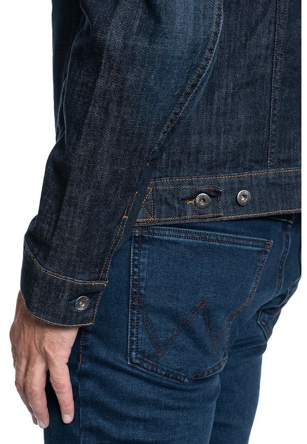 Mustang - KURTKA MĘSKA MUSTANG Dallas DENIM BLUE 1009189 5000 882. Materiał: denim