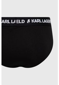 Karl Lagerfeld Slipy (3-pack) męskie kolor czarny. Kolor: czarny