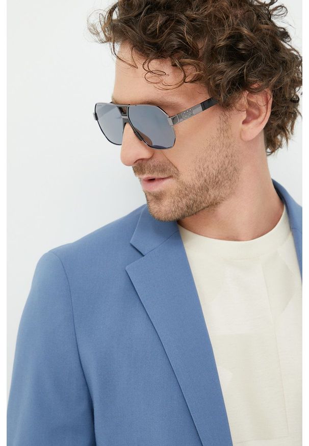 DSQUARED2 okulary przeciwsłoneczne męskie kolor czarny. Kolor: czarny